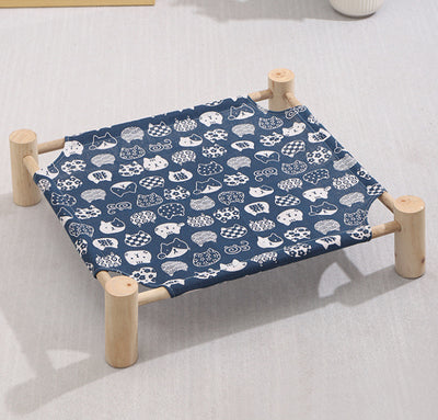 Cama de Madera Maciza para Perros Extraíble y Lavable - Image 15