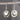 Retro Simplicity Coin Ring Overlapping Two-tone Earrings