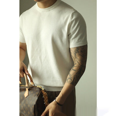Polera Cuello Alto Slim Fit Manga Corta Efecto Fresco - Image 11