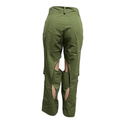 Pantalones Casuales de Algodón y Lino con Detalle Torcido - Image 19