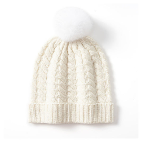 Gorro de Cachemira Suave para Otoño e Invierno - Image 3