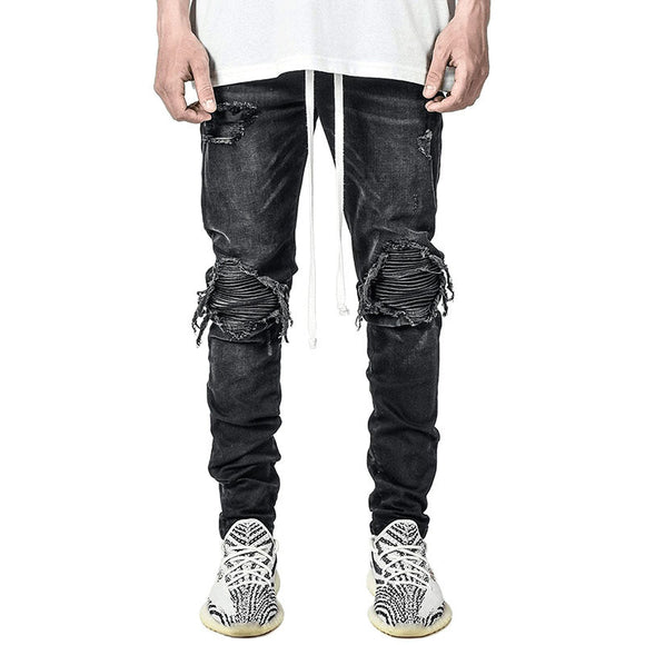 Distressed Biker Leggings