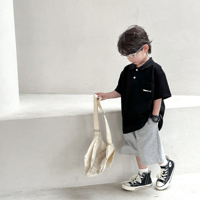 Playera Infantil y Juvenil Estilo Coreano para Niños - Image 3