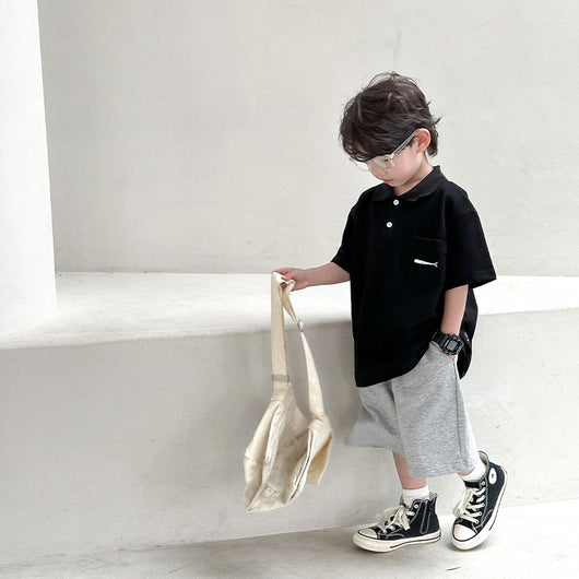 Playera Infantil y Juvenil Estilo Coreano para Niños - Image 3