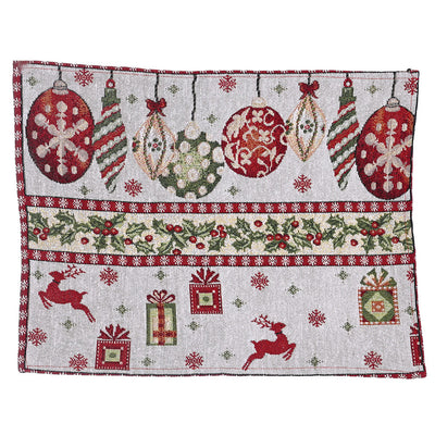 Manteles Individuales de Tela Tejida para Decoración Navideña - Image 17