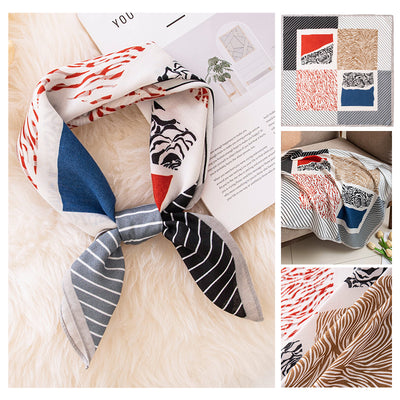 Pañuelo de Seda Emulada 70cm - Accesorio de Moda Versátil - Image 15
