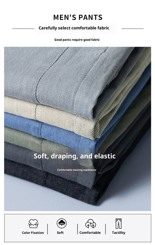 Pantalones Deportivos Rectos Elásticos para Hombre - Image 15