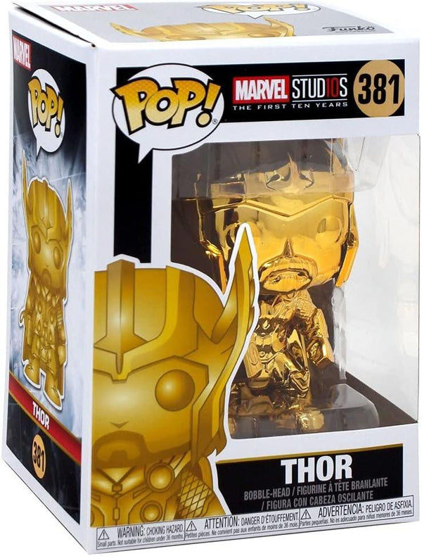 Funko Pop Marvel: Studios 10 - Thor (Gold Chrome) - Tekeno