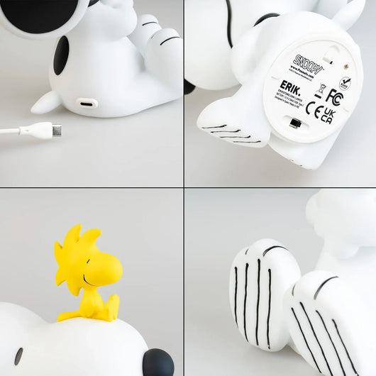 Lámpara Snoopy Grupo Erik – Luz de noche para niños, escritorio o mesa, decoración original para fans de Peanuts - Tekeno