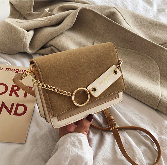 Bolso Mensajero Coreano Acolchado para Otoño e Invierno