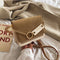 Bolso Mensajero Coreano Acolchado para Otoño e Invierno