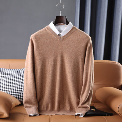 Suéter Escote V Lana Estilo Coreano - Polera Base Versátil - Image 12