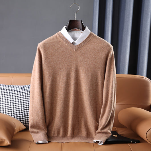 Suéter Escote V Lana Estilo Coreano - Polera Base Versátil - Image 12
