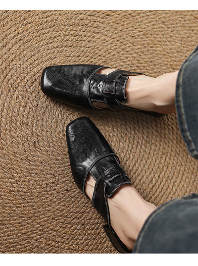 Sandalias Retro Mujer Tacón Bajo Grueso - Cómodas para Verano - Image 8