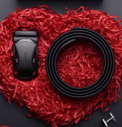Cinturón de Cuero para Hombre con Hebilla Automática Ejecutiva - Image 6