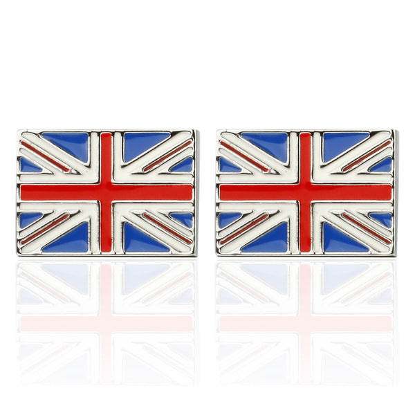 Gemelos Bandera Británica en Azul, Rojo y Blanco