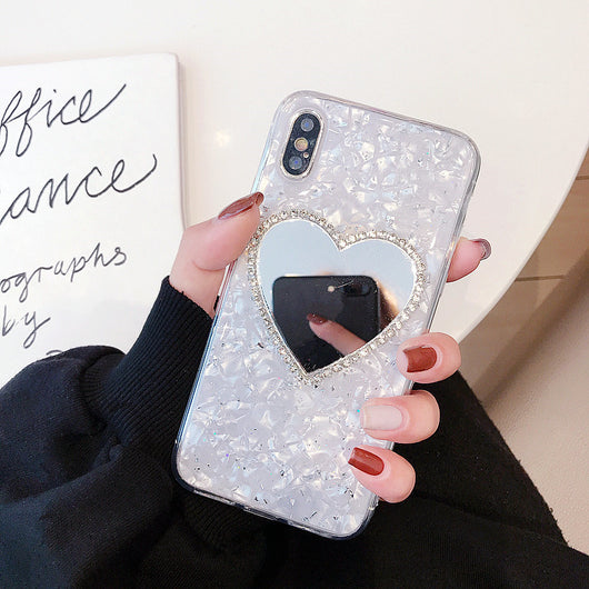 Funda para Celular con Patrón de Concha y Lámina Dorada - Image 9