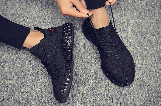 Zapatillas Deportivas Hombre Malla Transpirable Tejido Volador para Correr y Gimnasio - Image 4
