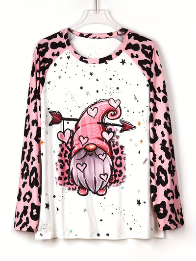 Playera Navideña Estampada Talla Grande para Mujer, Manga Larga - Image 39
