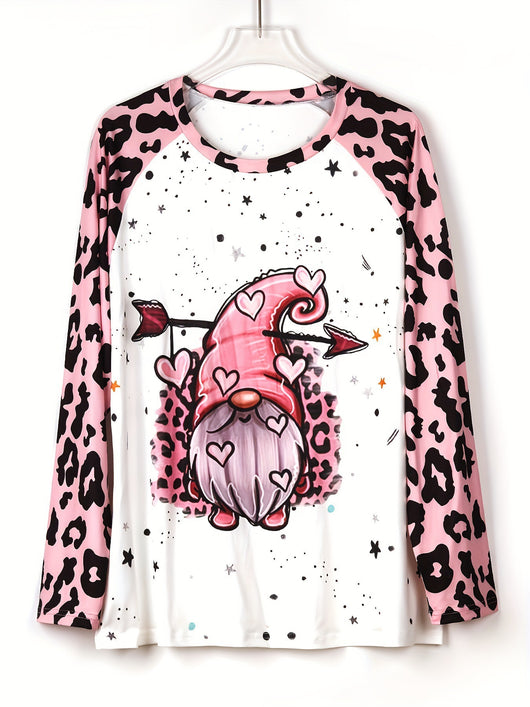 Playera Navideña Estampada Talla Grande para Mujer, Manga Larga - Image 39