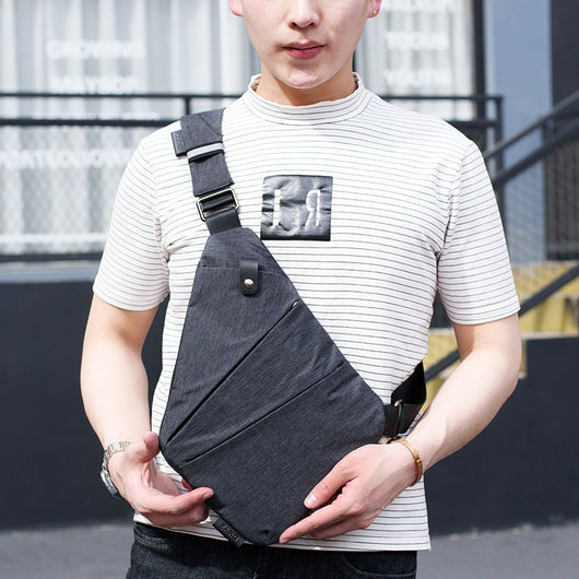 Bolsa de Hombro Inclinada Slim para Hombre - Image 6