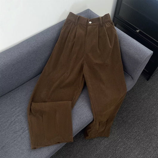 Pantalones Casuales Holgados Versátiles para Otoño e Invierno - Image 2