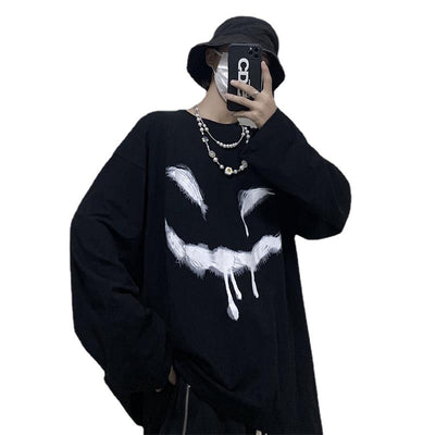 Camiseta Harajuku Estampada de Manga Larga Unisex - Image 5