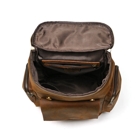 Mochila de Cuero Crazy Horse para Hombre - Piel de Res Premium - Image 3