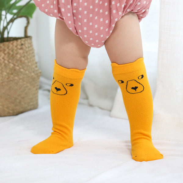 Calcetines de Algodón Infantiles con Diseños Animados