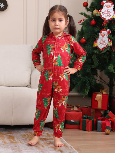 Conjunto Navideño Familiar de Pantalones Largos para Niños y Niñas - Image 40
