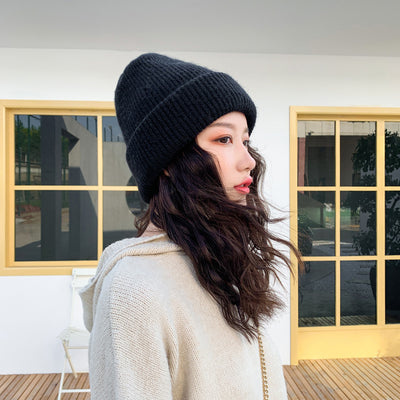 Conjunto de Gorro y Bufanda de Lana con Pelaje de Conejo - Image 25