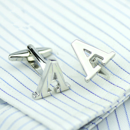 Gemelos de Letras del Alfabeto para Hombre - Botones Franceses Elegantes - Image 2