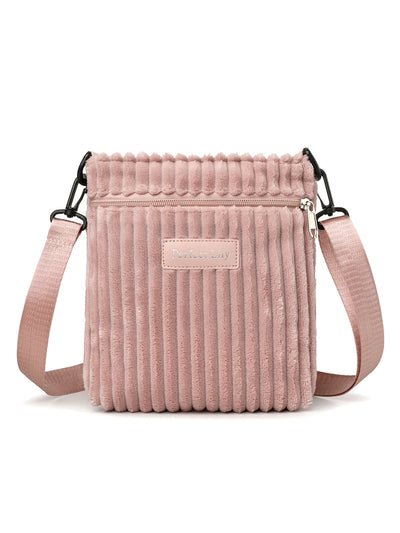 Bolsa Mensajero de Pana para Mujer - Estilo Casual y Funcional - Image 24