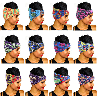 Pañuelo Estampado Africano Ancho