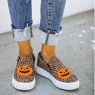 Zapatos Planos de Lona con Diseño de Murciélago para Halloween - Image 8