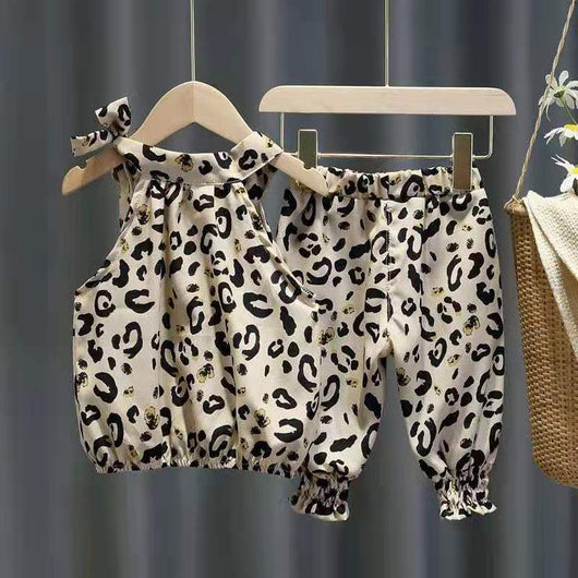 Traje Estilo Western para Niña con Estampado Leopardo - Image 6