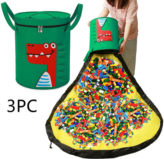 Bolsa de Almacenamiento 2 en 1 con Tapete de Juego y Cordón - Image 13