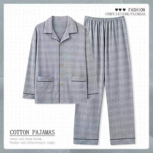 Pijama Suelto para Hombre Primavera Otoño - Image 16