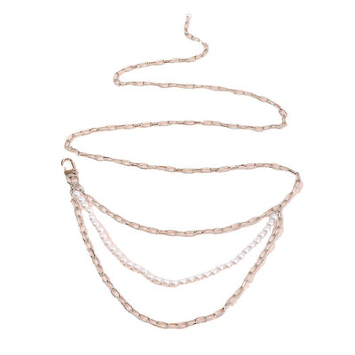 Cadena de Cintura Perla Yoga Minimalista - Accesorio Versátil y Elegante - Image 5
