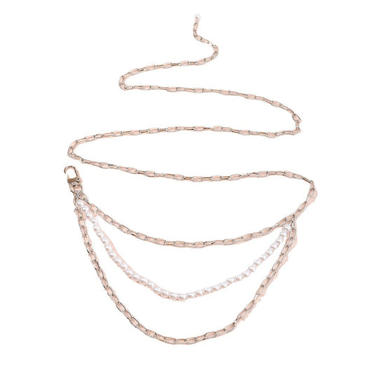 Cadena de Cintura Perla Yoga Minimalista - Accesorio Versátil y Elegante - Image 5