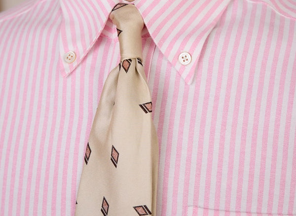 Camisa Casual de Rayas Ajustada en Algodón Transpirable