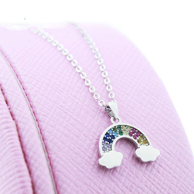 Collar Arcoíris con Nube - Diseño Minimalista para Mujer - Image 6