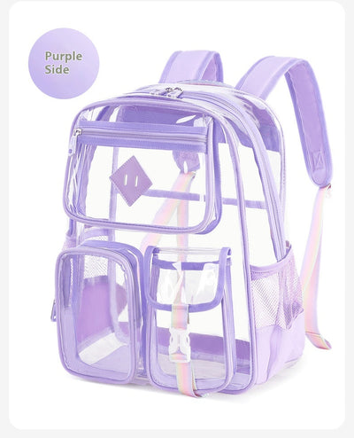 Mochila Escolar Transparente Impermeable para Primaria y Secundaria - Image 22