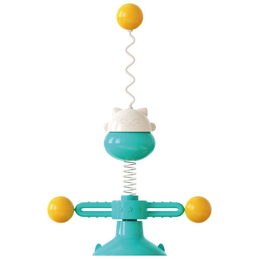 Juguete Interactivo para Gatos - Pelota Giratoria con Resorte - Image 9