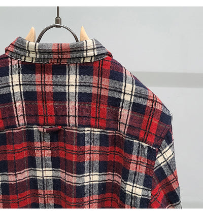 Camisa de Cuadros Verde en Algodón con Manga Larga - Image 18
