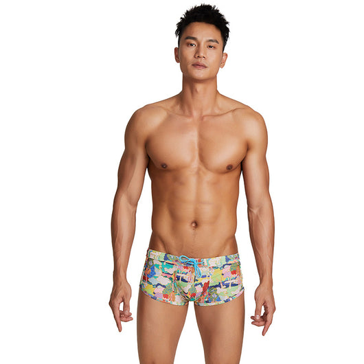 Bóxer de Baño Estampado Corte Bajo para Hombre - Image 7