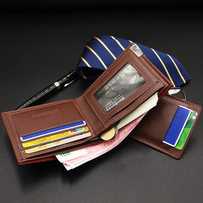 Billetera Corta Multifuncional para Hombre con Diseño Automotriz - Image 7