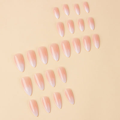 Stickers de Uñas Tipo Almendra con Degradado Suave - Image 3