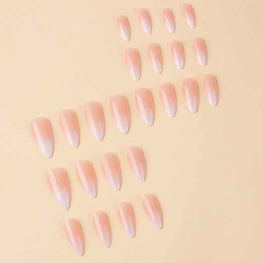 Stickers de Uñas Tipo Almendra con Degradado Suave - Image 3