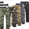Pantalón Overol de Algodón Lavado con Múltiples Bolsillos